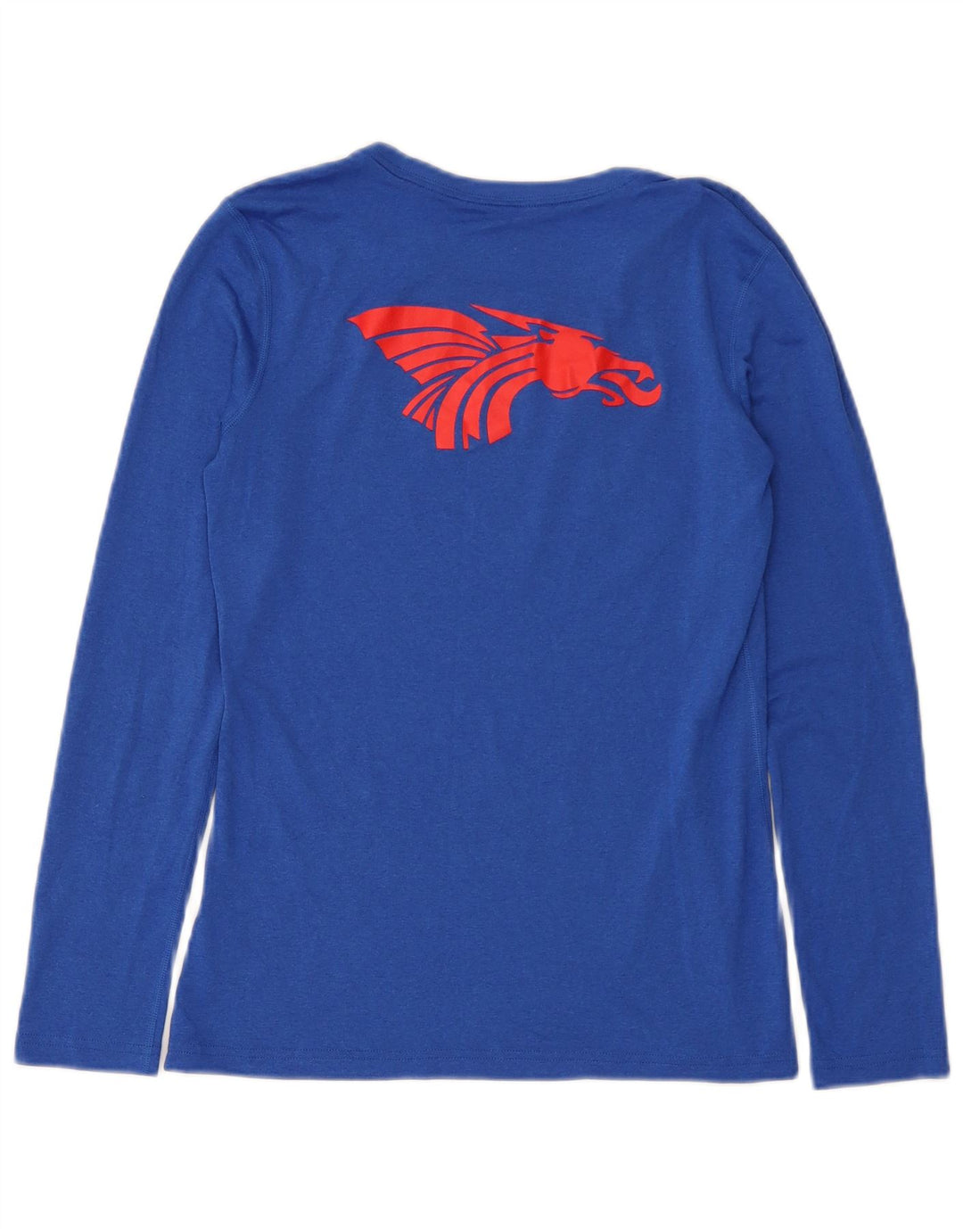 Nike Femme Hutchinson Graphic Haut à manches longues UK 10 Petit Bleu Polyester