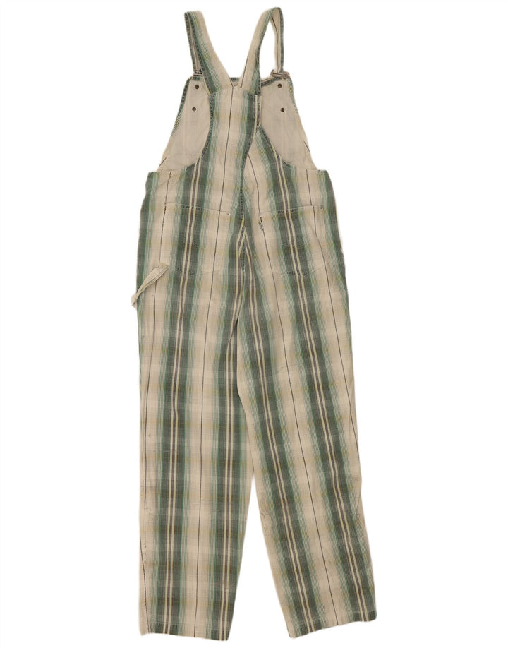 S.Oliver Pantalon Salopette Femme Moyen W32 L29 Vert à Carreaux Coton