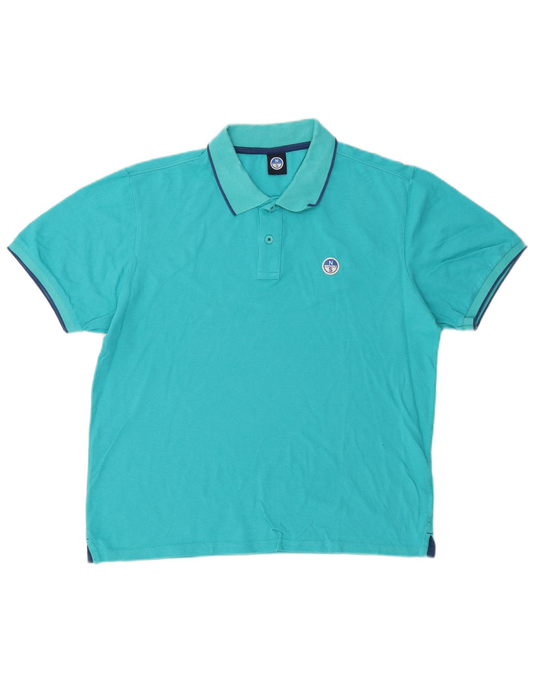 North Sails Polo Homme Grand Bleu Coton