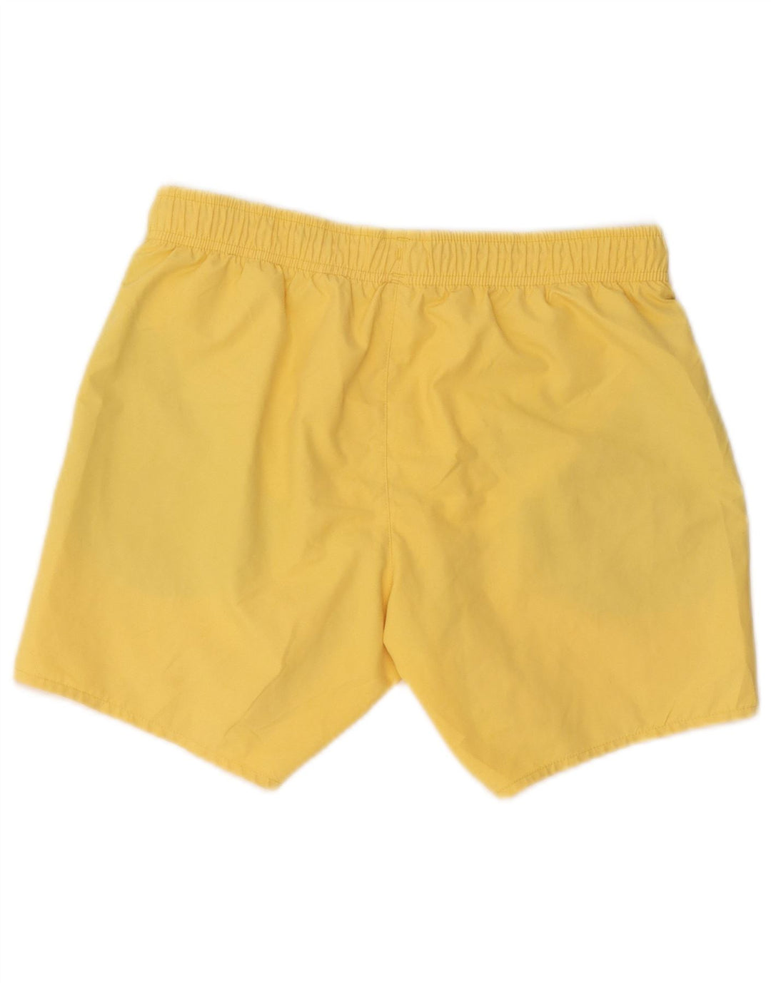 Lacoste Short de bain pour femme UK 10 Small Jaune Polyester