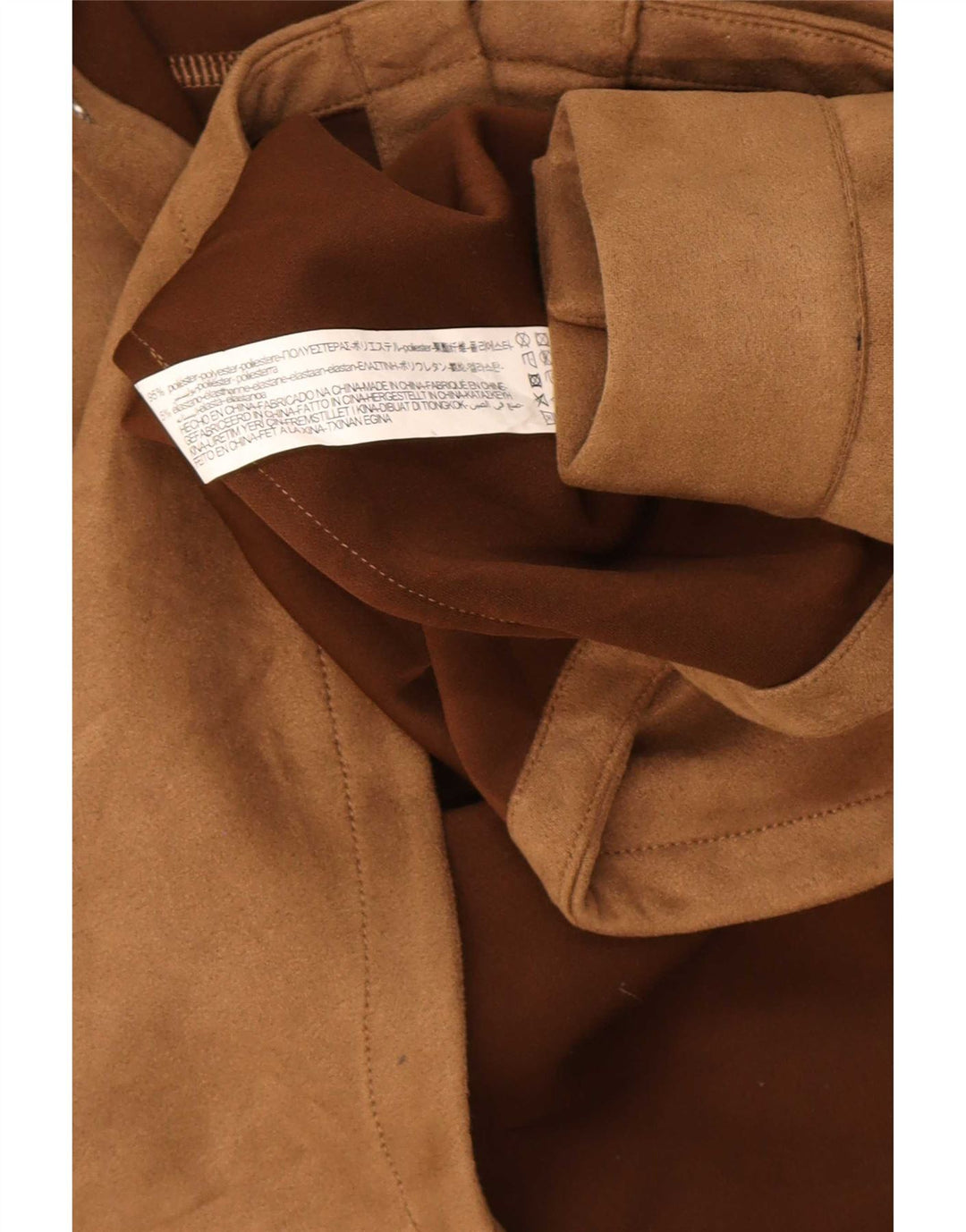 Zara Chemise À Capuche Lumberjack Homme Marron Moyen Polyester