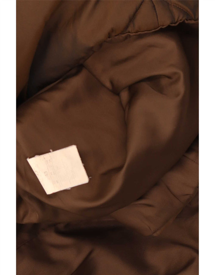 ELENA MIRO Veste matelassée pour femme UK 18 XL Marron Polyester