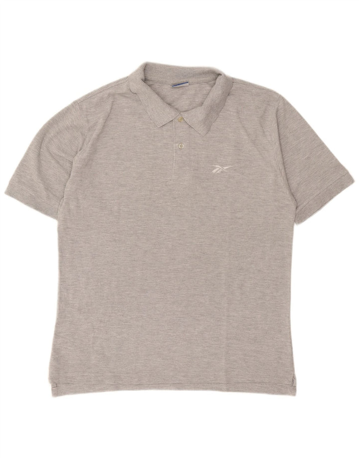Reebok Polo Homme XL Gris Coton