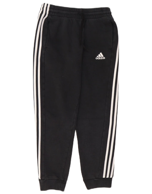 ADIDAS Pantalon de survêtement pour homme en coton noir moyen