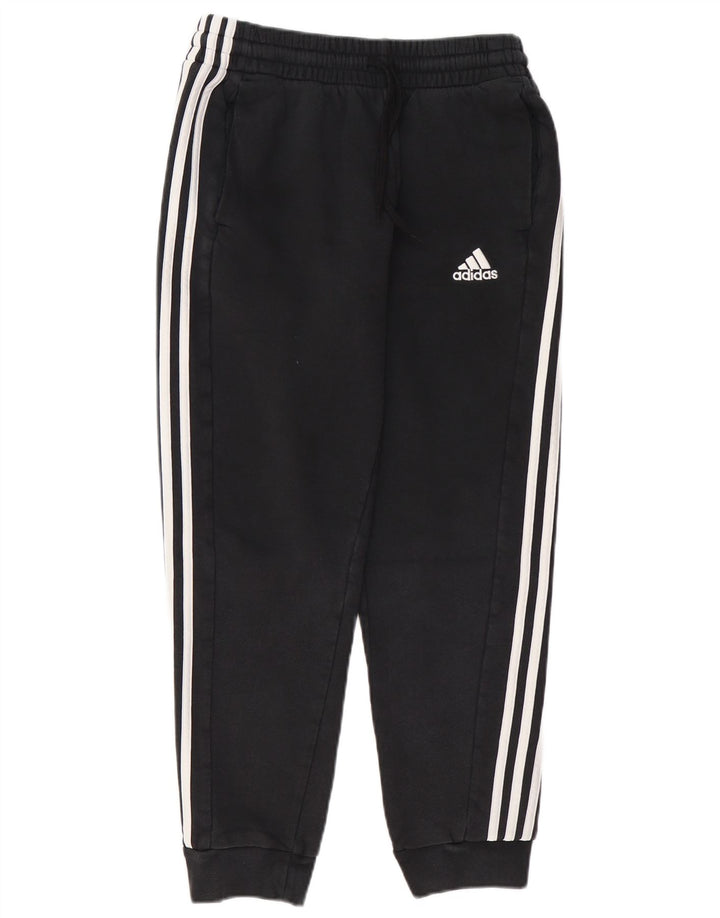 ADIDAS Pantalon de survêtement pour homme en coton noir moyen