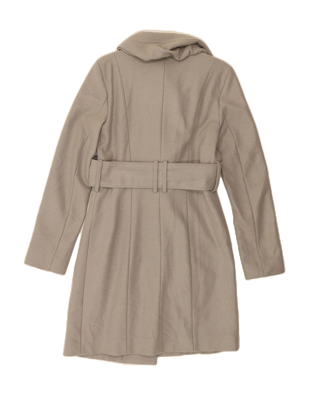PATRIZIA PEPE Womens Overcoat IT 42 Medium Grey Wool Vintage Patrizia Pepe and Second-Hand Patrizia Pepe from Messina Hembry 