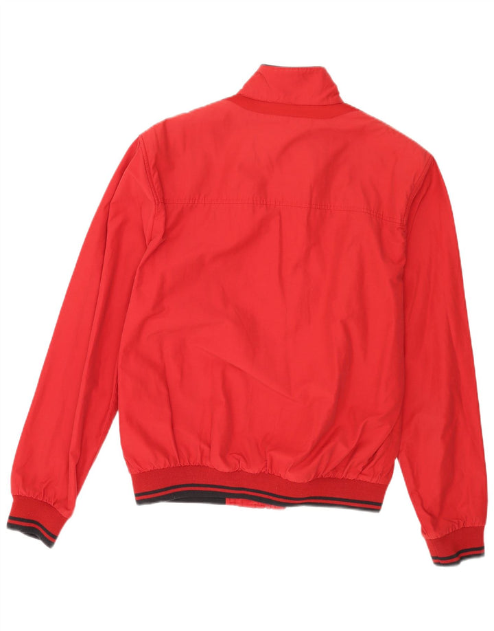 Geox Veste Bomber Femme UK 42 XL Coton Rouge