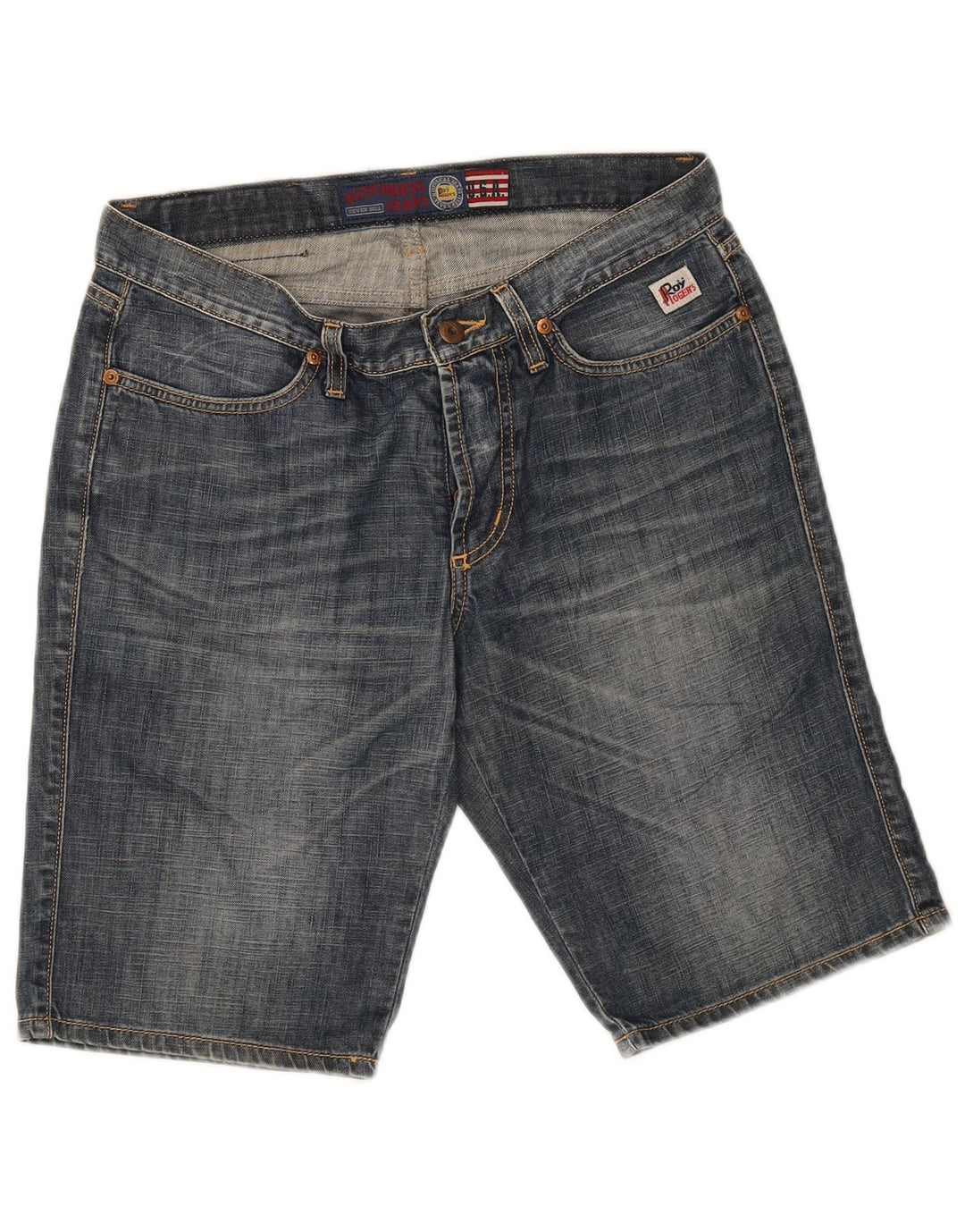 Roy Rogers Short en jean pour femme IT 44 Medium W30 Bleu Coton