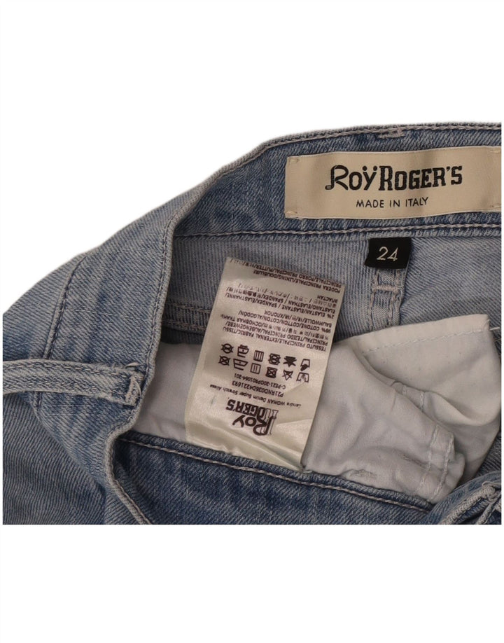Roy Rogers Jean évasé femme W24 L28 bleu coton