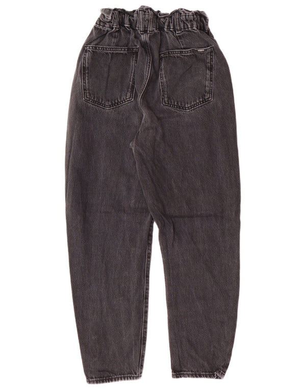 Zara Jean fuselé taille haute pour femme EU 34 2XS W24 L25 Gris Coton Moderne