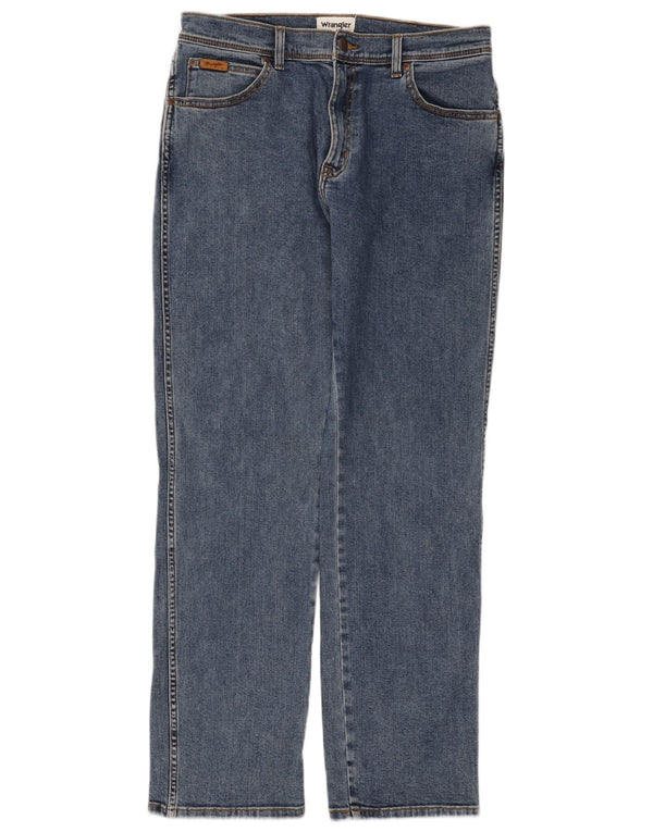 Wrangler Jean Droit Texas Homme W34 L32 Bleu Coton