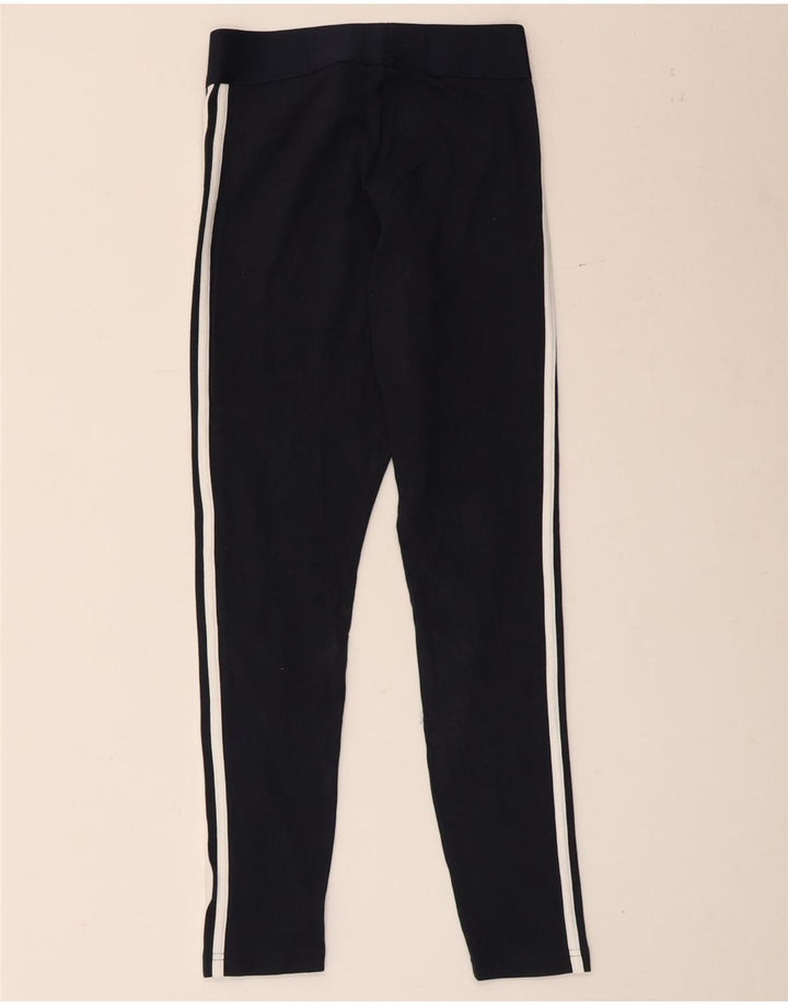 Adidas Leggings Femme UK 8 Petit Bleu Marine