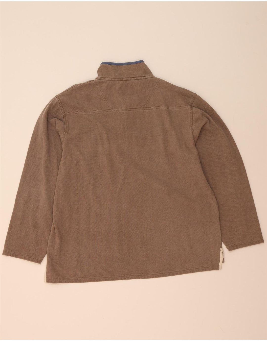 Crew Clothing Sweat-shirt à col zippé pour homme, grand gris
