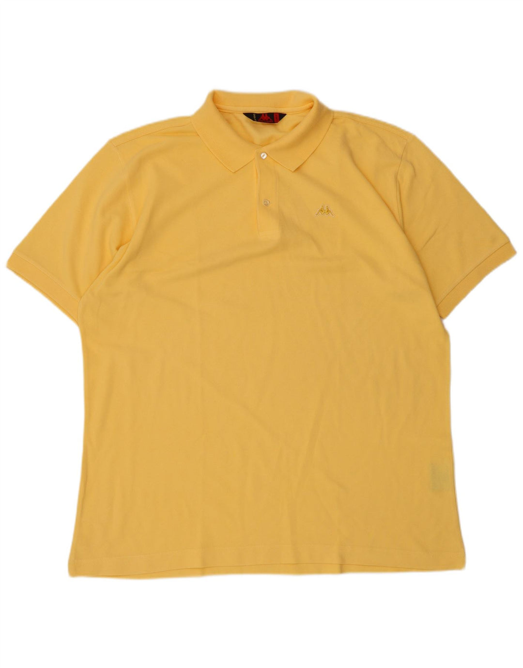 Kappa Polo Homme XL Jaune Coton
