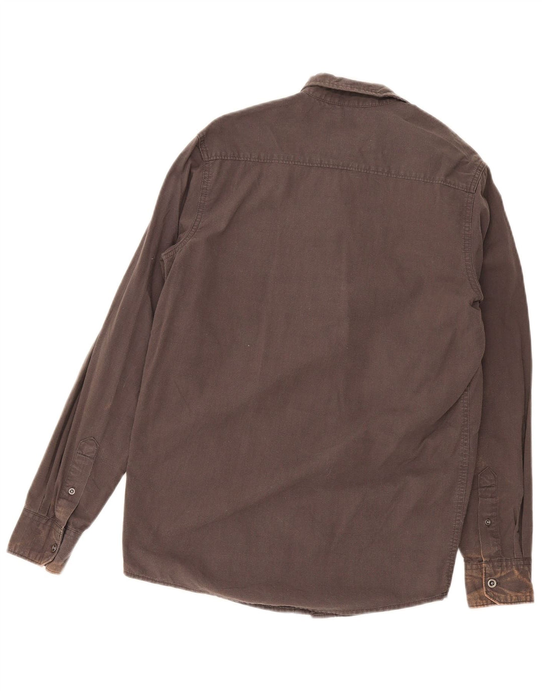 Wrangler Chemise Regular Fit Homme Petit Coton Marron