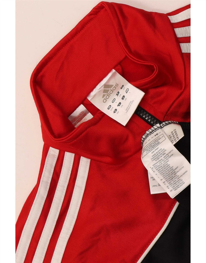 Adidas Veste de Survêtement Garçon 13-14 Ans Noir Colorblock Polyester