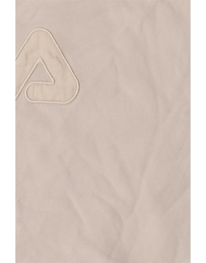 Fila Pull à Capuche Graphique Homme Blanc Moyen Coton