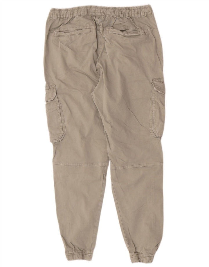 Zara Pantalon Cargo Joggers Homme W30 L27 Gris Coton