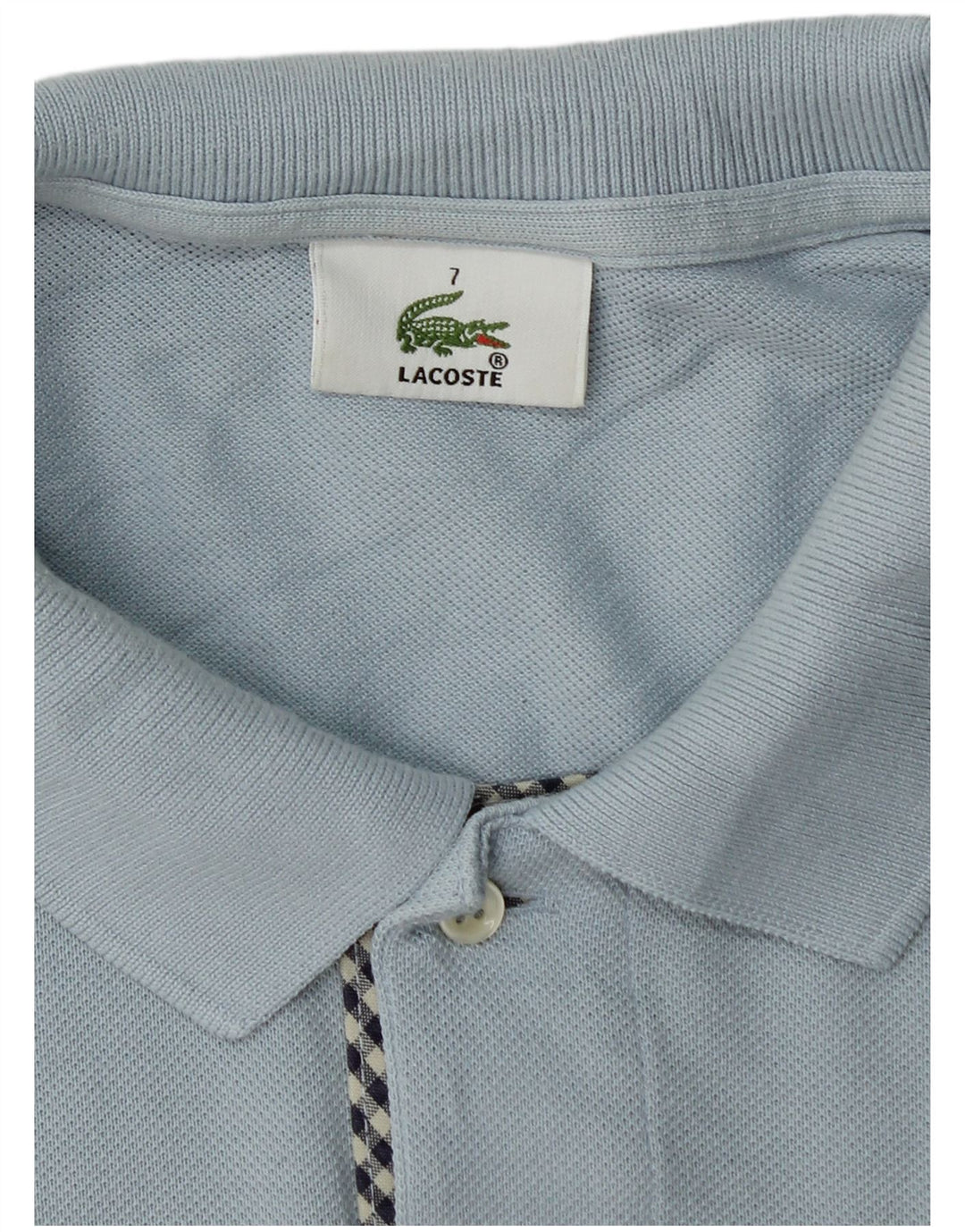 Lacoste Polo Homme Taille 7 2XL Bleu Coton