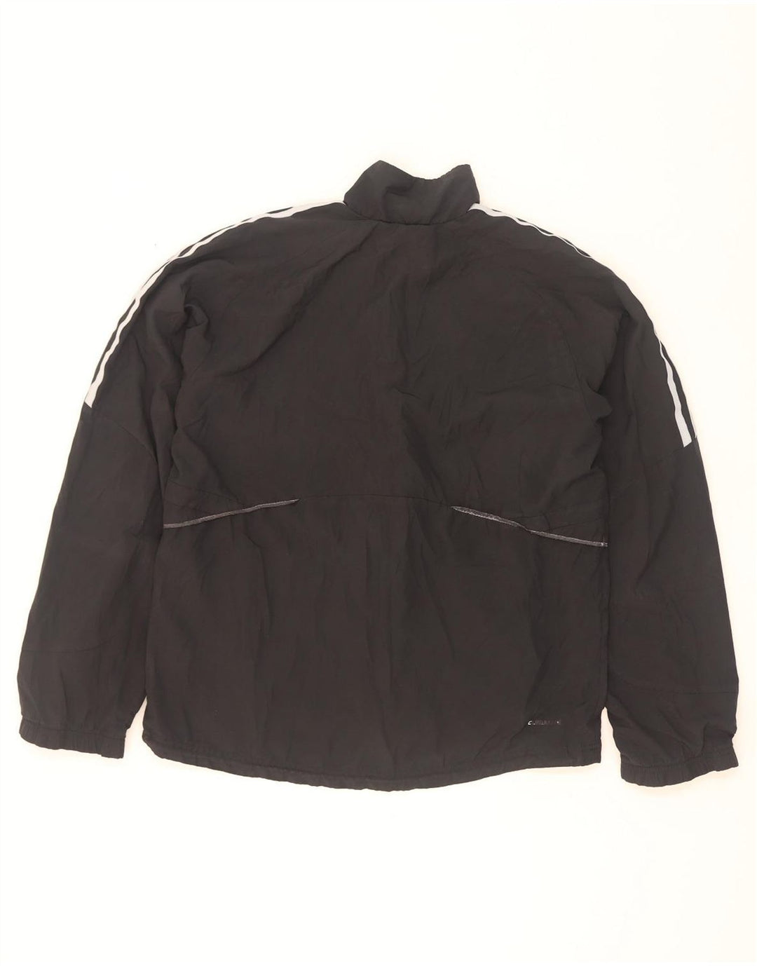 Adidas Hommes Climalite Survêtement Top Veste Petit Noir