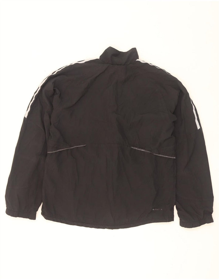 Adidas Hommes Climalite Survêtement Top Veste Petit Noir