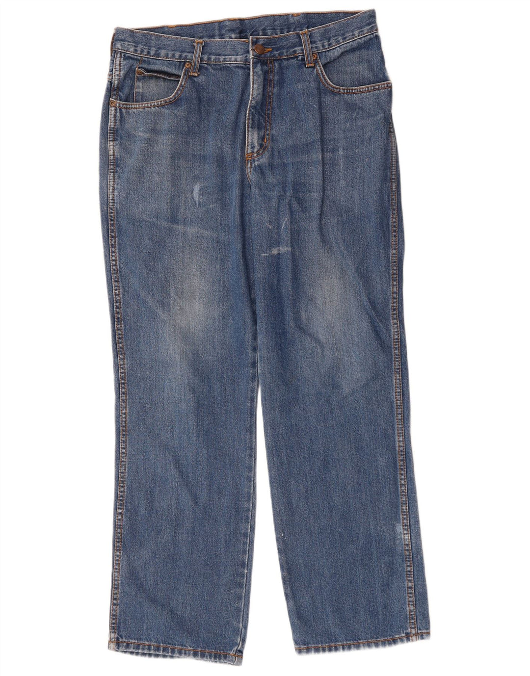Wrangler Jean Droit Ohio W34 L30 Homme Bleu Coton