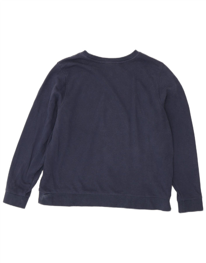 Marks & Spencer Sweat-shirt pour femme UK 16 Large Bleu marine Coton
