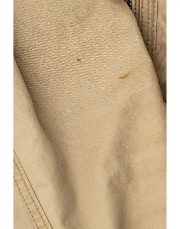 HOLLISTER Veste Bomber Homme UK 42 XL Beige Coton