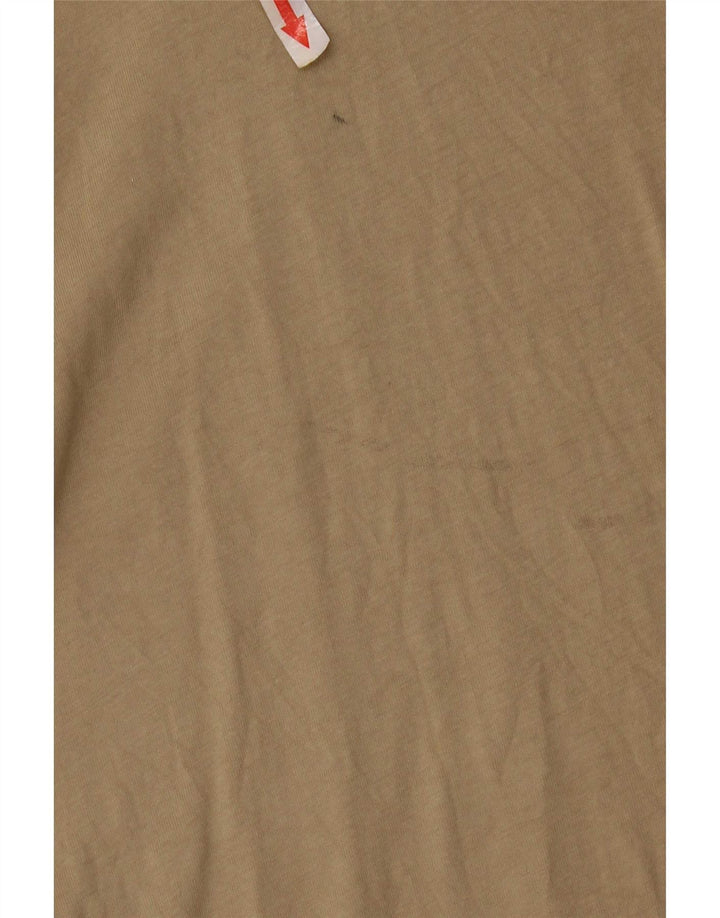Nike T-Shirt Homme Coton Beige Moyen