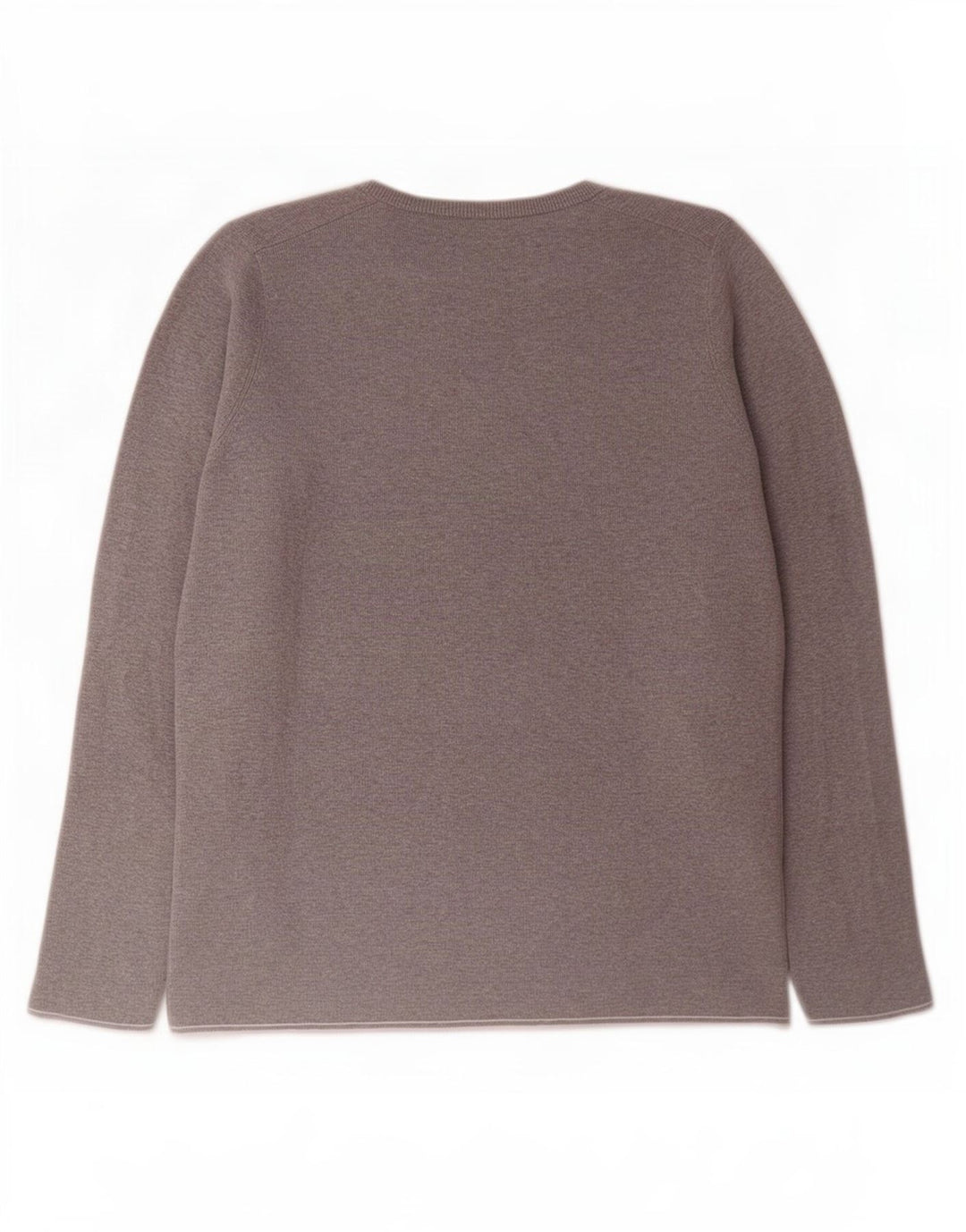 Massimo Dutti Pull Col Rond Homme Gris Moyen Coton