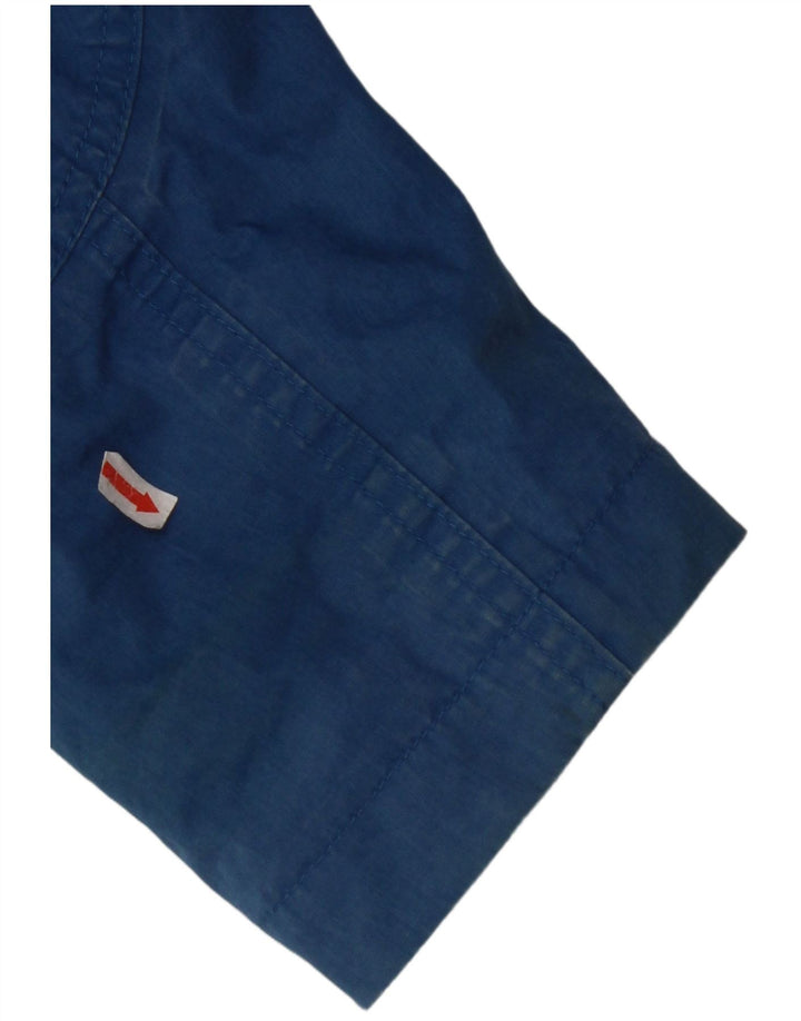 TIMBERLAND Veste coupe-vent à capuche pour homme UK 36 Petit Bleu Polyester