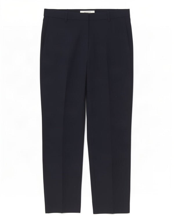 Marks & Spencer Pantalon Chino Femme UK 10 Small W30 L28 Bleu Marine