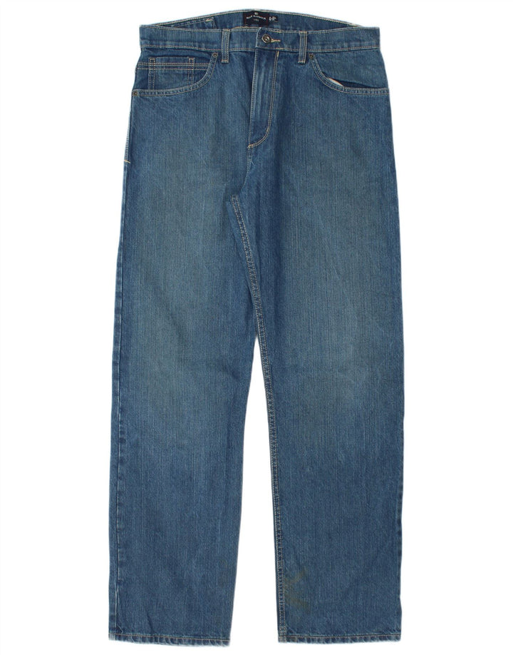Marks & Spencer Jean droit Blue Harbor homme W32 L31 coton bleu