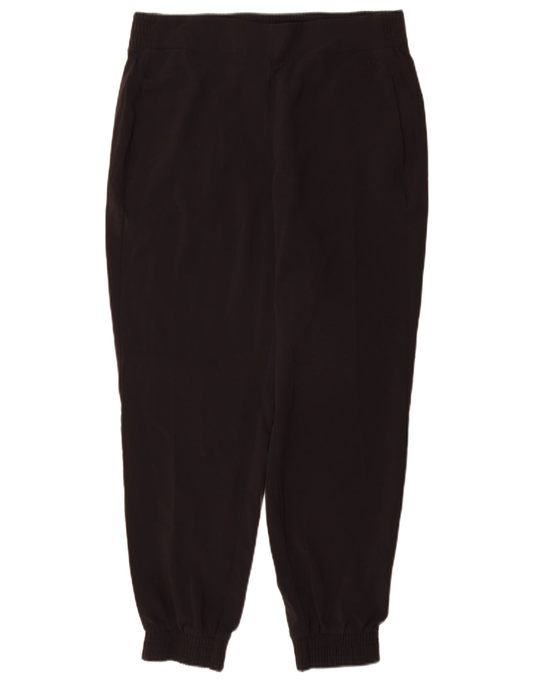 Calvin Klein Pantalon de survêtement pour femme Joggers UK 14 Medium Noir Polyester