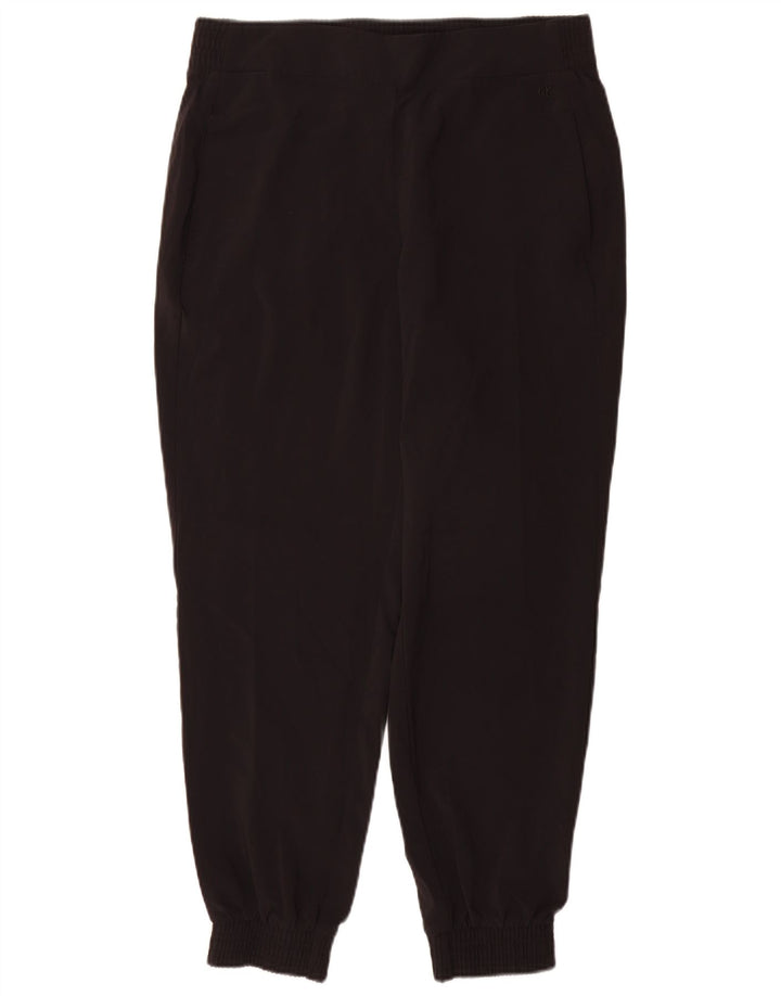 Calvin Klein Pantalon de survêtement pour femme Joggers UK 14 Medium Noir Polyester