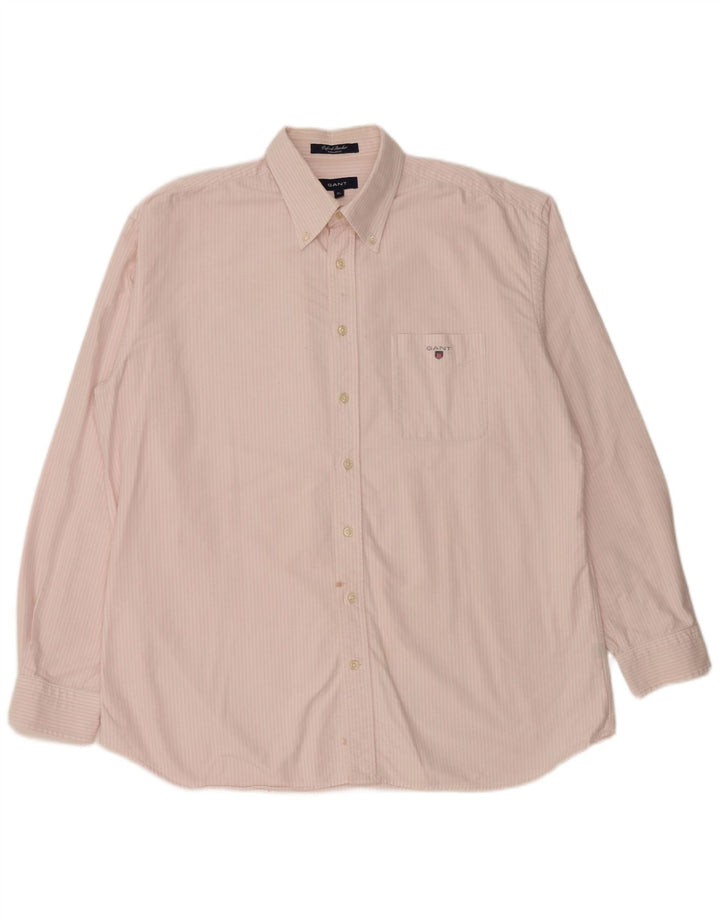 GANT Chemise coupe classique XL en coton à fines rayures pour homme Rose