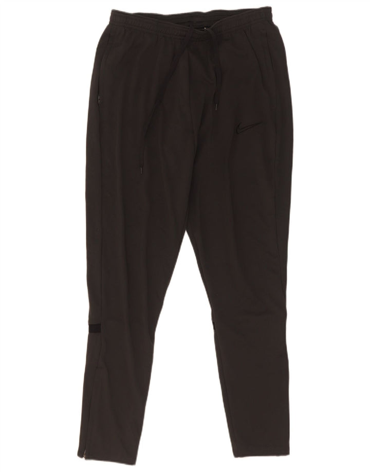 Nike Pantalon de survêtement Dri Fit pour homme Taille S en polyester color block noir