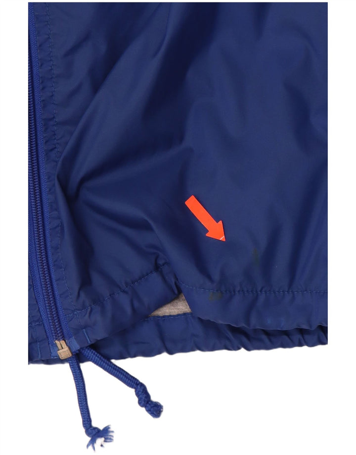 LOTTO Veste de pluie à capuche pour homme UK 40 Large Bleu Nylon