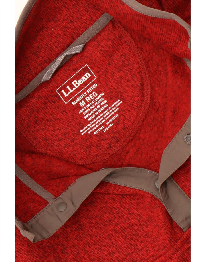 L.L.Bean Sweat-shirt à col boutonné pour homme en polyester marron moyen