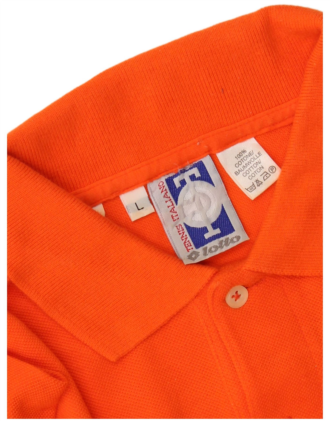 LOTTO Polo Homme Grand Orange Coton