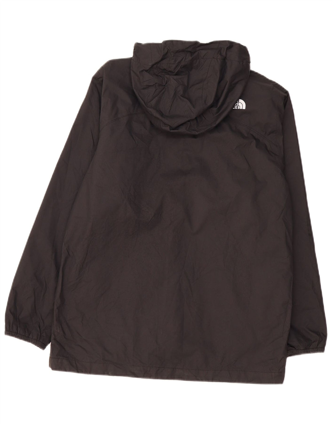 THE NORTH FACE Veste de pluie à capuche pour garçons 11-12 ans Large Noir Polyester