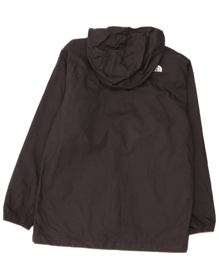 THE NORTH FACE Veste de pluie à capuche pour garçons 11-12 ans Large Noir Polyester