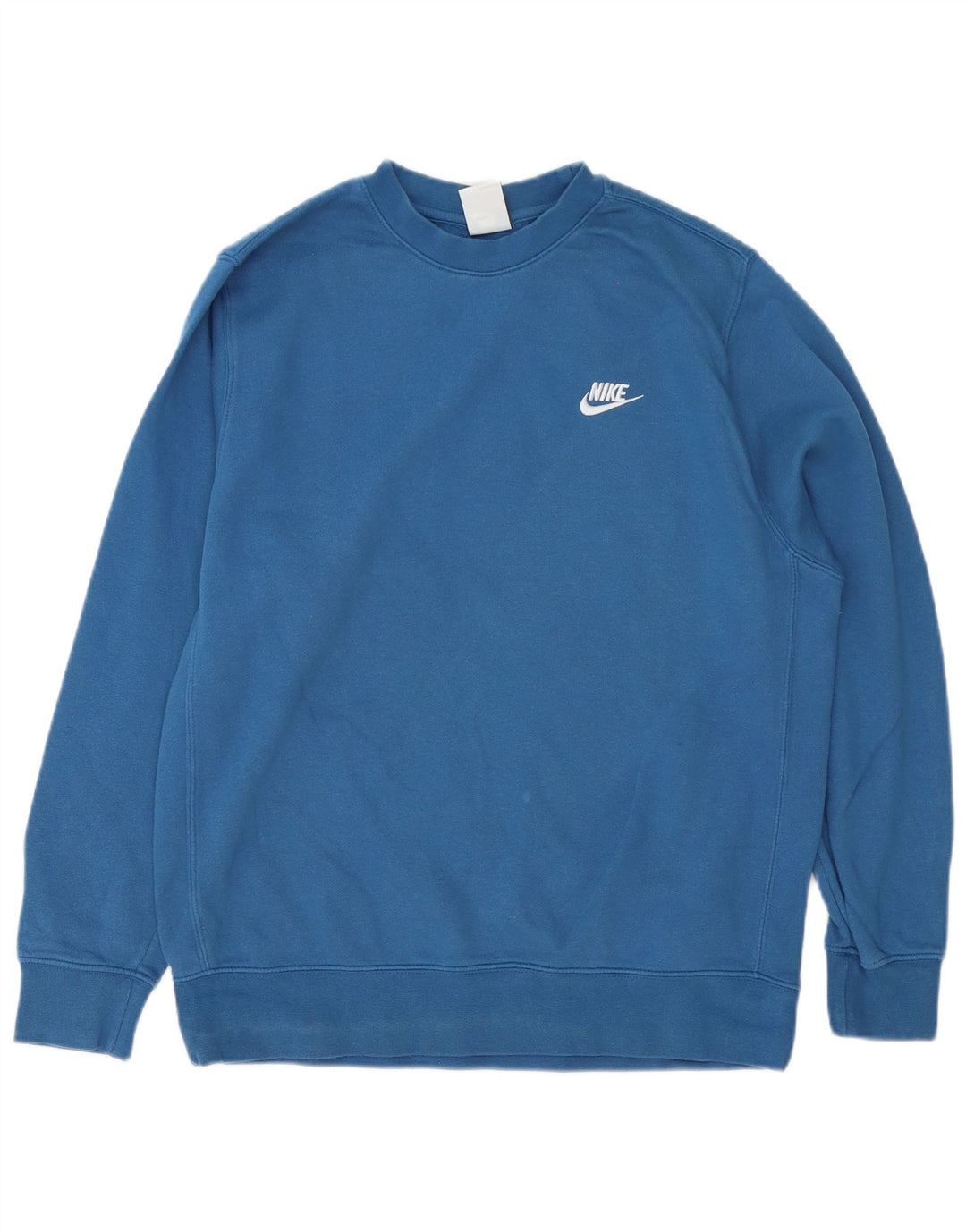 Nike Sweat-shirt pour homme en coton bleu Taille L