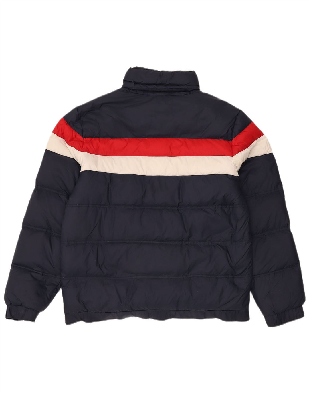 LOTTO Veste matelassée pour homme UK 40 Large Bleu Marine Colorblock Nylon