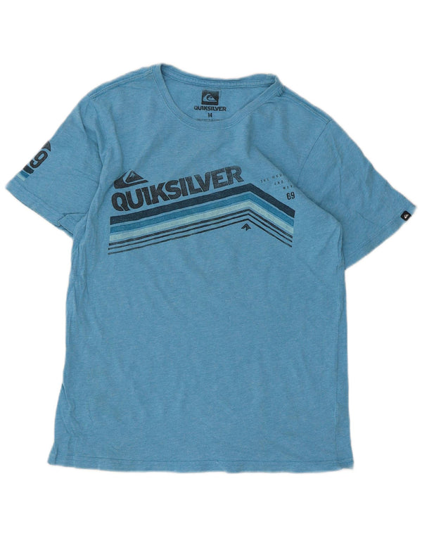 Quiksilver T-Shirt Graphique Garçon 13-14 ans Bleu Coton