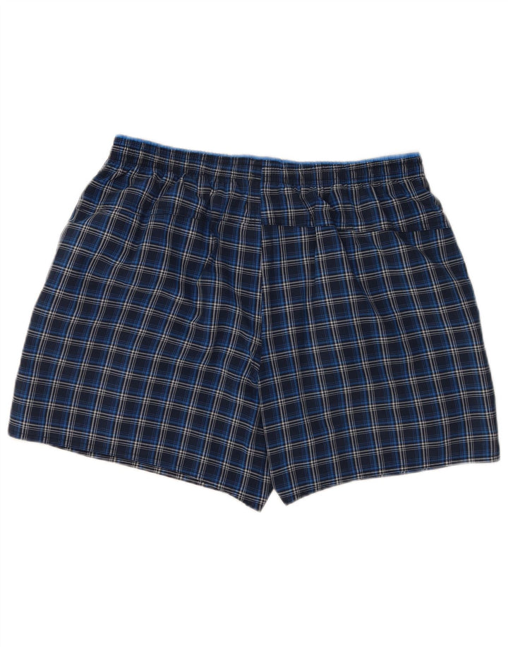 Adidas Short de Bain Homme Grand Bleu Marine à Carreaux Polyester