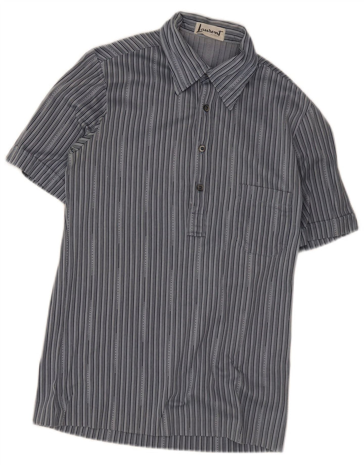 Laurent Polo Homme Petit Rayé Bleu
