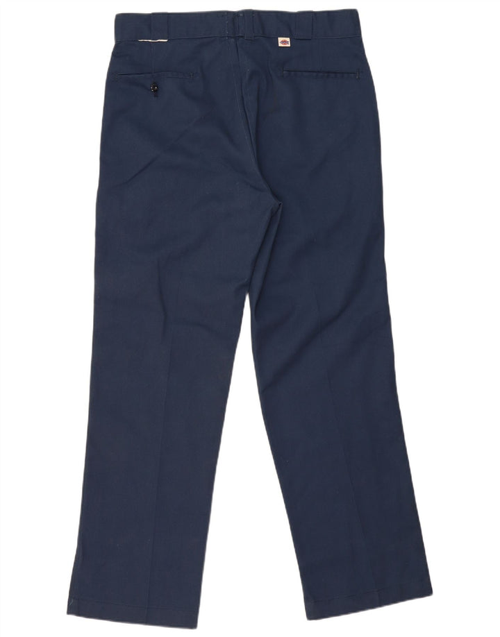 Dickies Pantalon Chino Droit Homme W34 L31 Bleu Marine Polyester