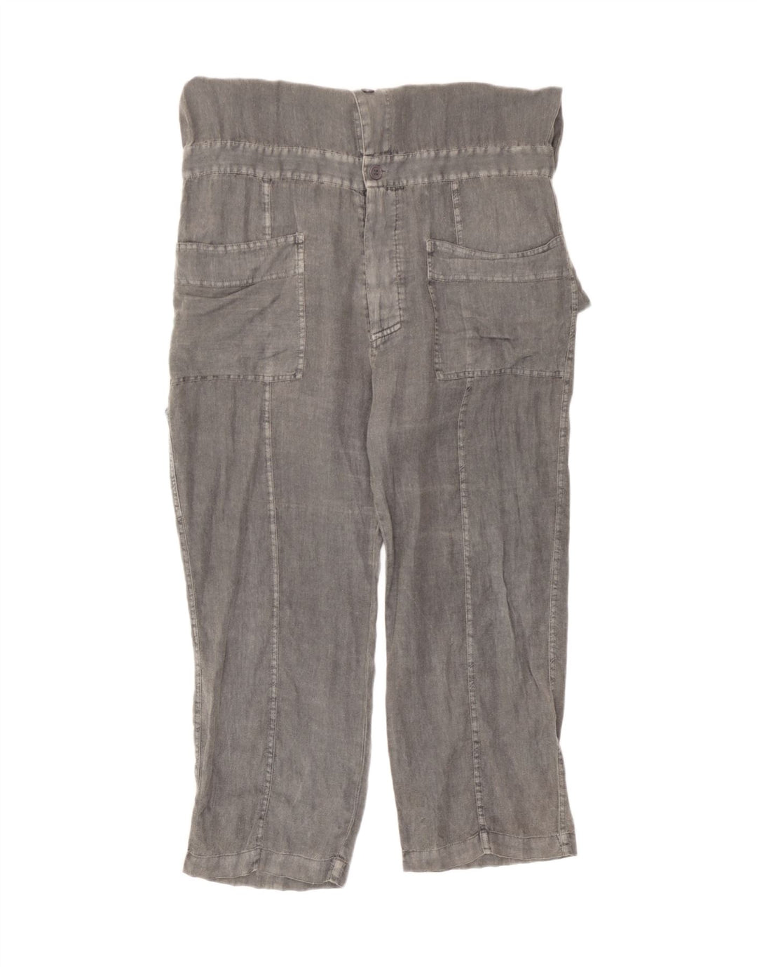 Zara Combinaison surdimensionnée pour femme UK 44 Lin gris moyen