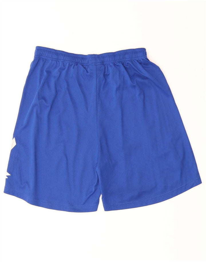 LOTTO Short de Sport Graphique Homme Bleu Moyen Polyester